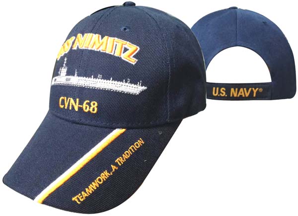USS NIMITZ CVN-68 SHIP HAT