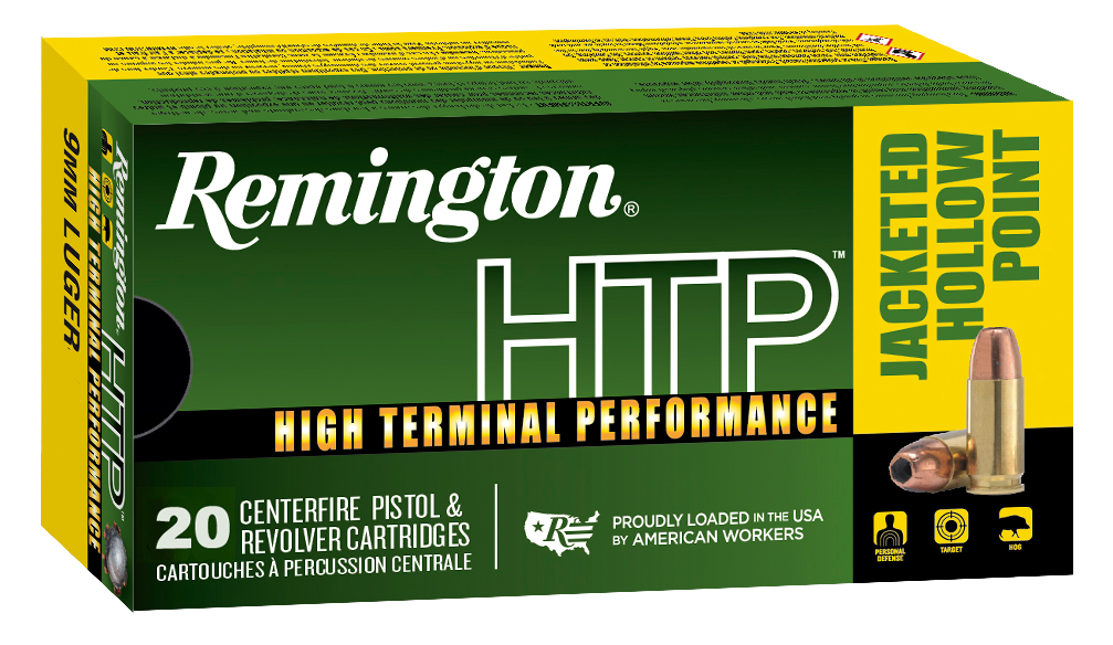 REMINGTON HTP 9MM 20RDS AMMO