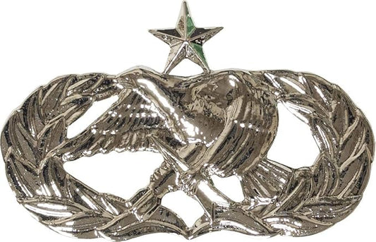 SILVER USAF SENIOR MUNITIONS MAINTENANCE PIN