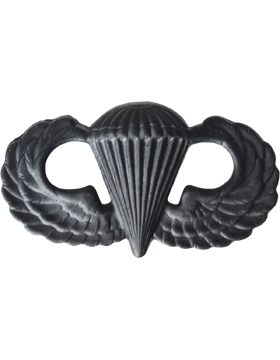 BLACK PARACHUTIST PIN